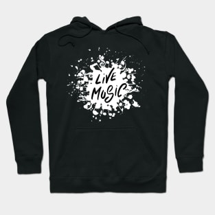 Harmonious Melodies: Live Music Hoodie